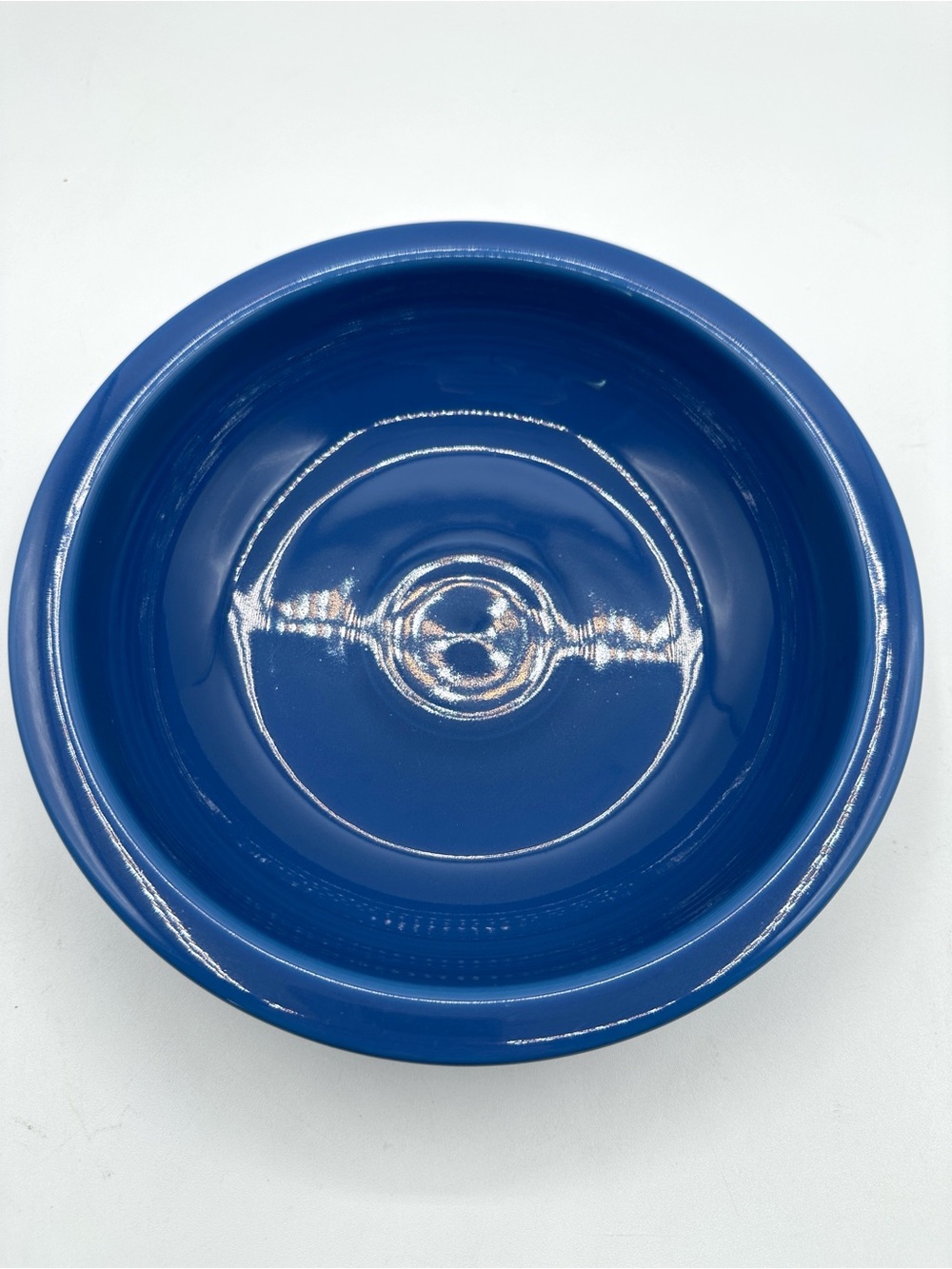 Fiesta 8.25” Bowl. Classic rim, darker Blue Pasta bowl - Picture 8 of 8